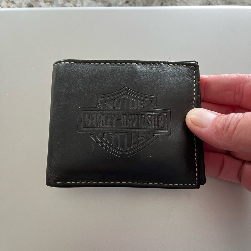 Harley-Davidson Black Leather Key Holder